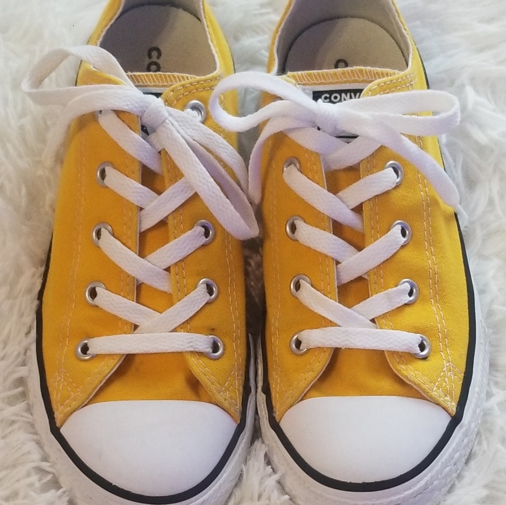 Gold Converse All Stars